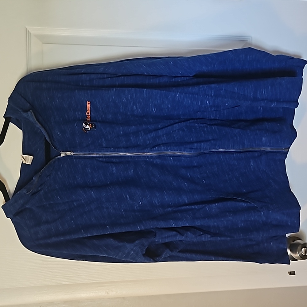 Little Caesars zip up sweater size 4X fits like 3X